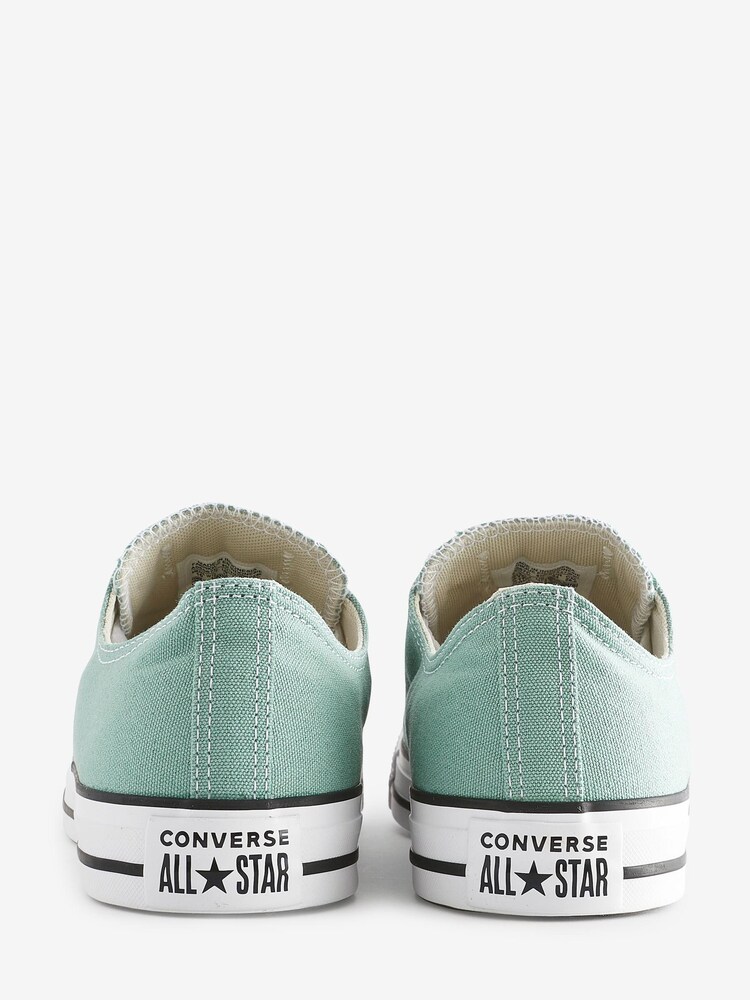 Converse Green Chuck Taylor Ox Classic Low Trainers - Image 4 of 9