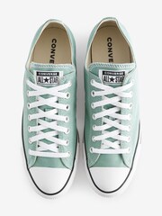 Converse Green Chuck Taylor Ox Classic Low Trainers - Image 5 of 9