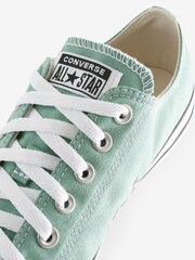 Converse Green Chuck Taylor Ox Classic Low Trainers - Image 9 of 9