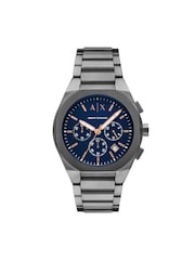 Armani Exchange Grey Sync Chronograph Stainless Steel Watch - Image 1 of 6