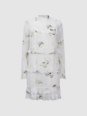 Florere Floral Tiered Mini Dress - Image 2 of 5