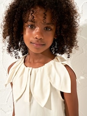Angel & Rocket Cream Margaux Petal Top - Image 3 of 6