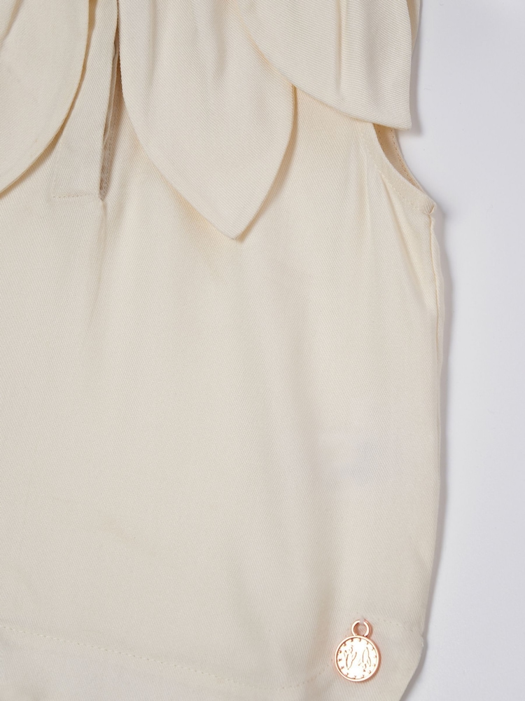Angel & Rocket Cream Margaux Petal Top - Image 6 of 6