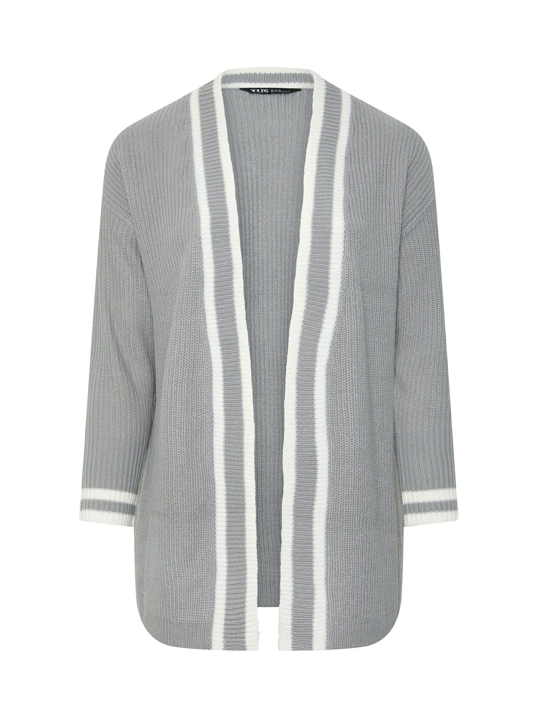 Buy Yours Curve Grey Tipped Cardigan from Next USA