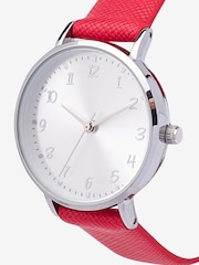 Red Simple Strap Watch - Image 4 of 4