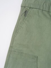 Angel & Rocket Green Jace Stitch Detail Washed Trousers - Image 5 of 5