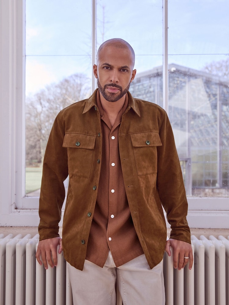 Veste Chemise Marron Acheter Marron Fauve Veste-chemise élégante