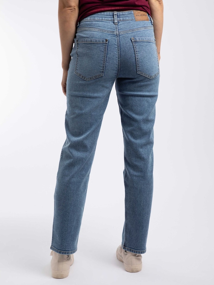 Weird Fish Gemma Straight Fit Jeans - Imagen 2 de 5