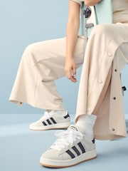 adidas Originals White/Black Campus 00s Trainers - Image 3 of 8