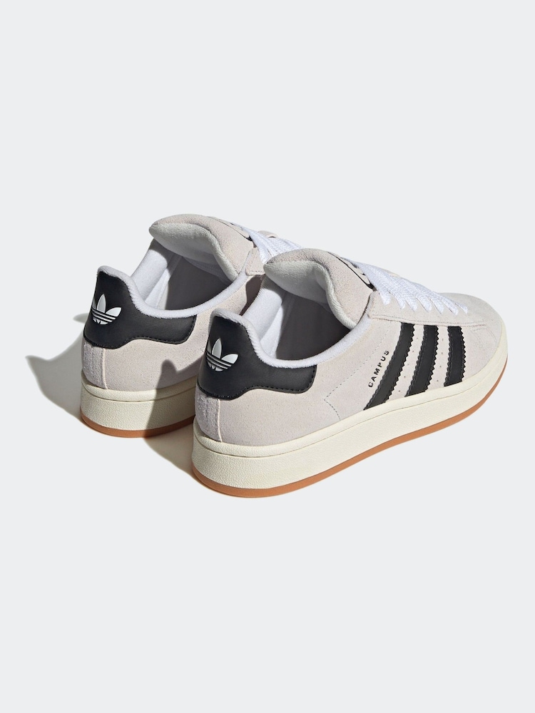adidas Originals White/Black Campus 00s Trainers - Image 5 of 8