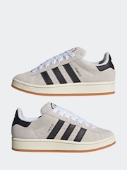 adidas Originals White/Black Campus 00s Trainers - Image 6 of 8