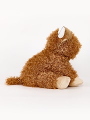 Warmies Highland Cow with Horns Fully Heatable Soft Toy - Image 2 of 3