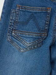 Angel & Rocket Blue Roman Washed Denim Biker Jeans - Image 6 of 6