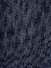 Blue Slim Fit Wool Rich Herringbone Blazer - Image 8 of 11