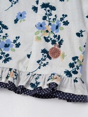 Angel & Rocket Cream Pia Woven Shirred Back Top - Image 7 of 7