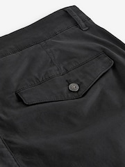 Schwarz - Premium Gewaschene Stretch Chinos Hose in schmaler Passform​​​​​​​ - Bild 10 von 11