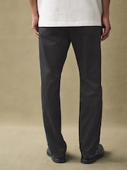 Schwarz - Premium Gewaschene Stretch Chinos Hose in schmaler Passform​​​​​​​ - Bild 4 von 11