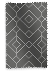Charcoal Grey Lattice Geo Made to Measure Roller Blind - Image 5 of 5