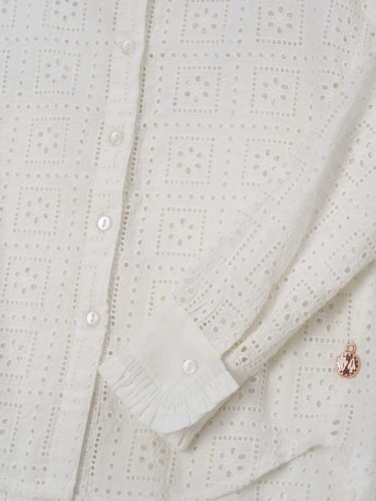 Angel & Rocket White Broderie Marcella Shirt - Image 6 of 6