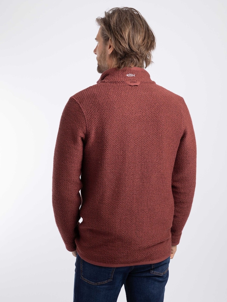Weird Fish Red Transom Full Zip Macaroni Jacket - Image 2 of 8
