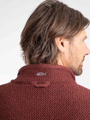 Weird Fish Red Transom Full Zip Macaroni Jacket - Image 4 of 8