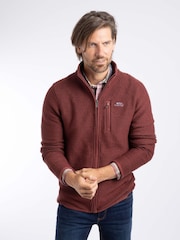 Weird Fish Red Transom Full Zip Macaroni Jacket - Image 5 of 8