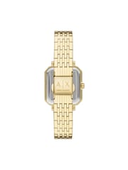 Armani Exchange Gold Tone Three-Hand Stainless Steel Watch - Image 3 of 5