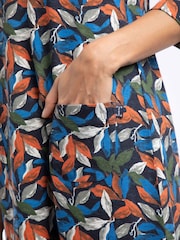 Weird Fish Orange Starshine Cotton Printed Jersey Dress - Image 5 of 7