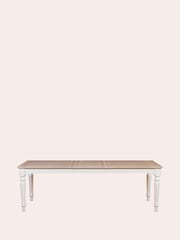 Laura Ashley White Dorset Extending Dining Table - Image 6 of 7
