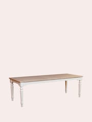 Laura Ashley White Dorset Extending Dining Table - Image 7 of 7
