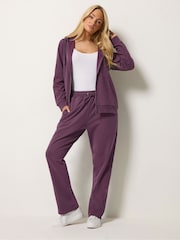 M&Co Purple Straight Leg Joggers - Image 2 of 6