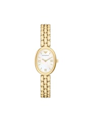 Emporio Armani Gold Tone Sinfonia Two-Hand Gold-Tone Stainless Steel Watch - Image 1 of 7