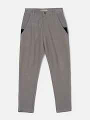 Angel & Rocket Grey Benjamin Smart Jersey 100% Cotton Trousers - Image 3 of 5