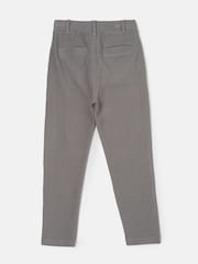 Angel & Rocket Grey Benjamin Smart Jersey 100% Cotton Trousers - Image 4 of 5