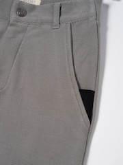 Angel & Rocket Grey Benjamin Smart Jersey 100% Cotton Trousers - Image 5 of 5