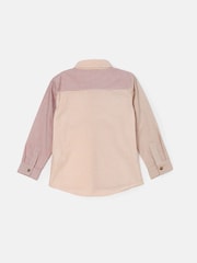 Angel & Rocket Pink Chase Panelled 100% Cotton Shirt - Image 7 of 8