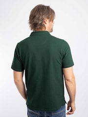 Verde oscuro - Polo de algodón piqué Miles de Weird Fish - Imagen 4 de 7