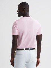 Reiss Pale Pink Bless Crew Neck T-Shirt - Image 5 of 6