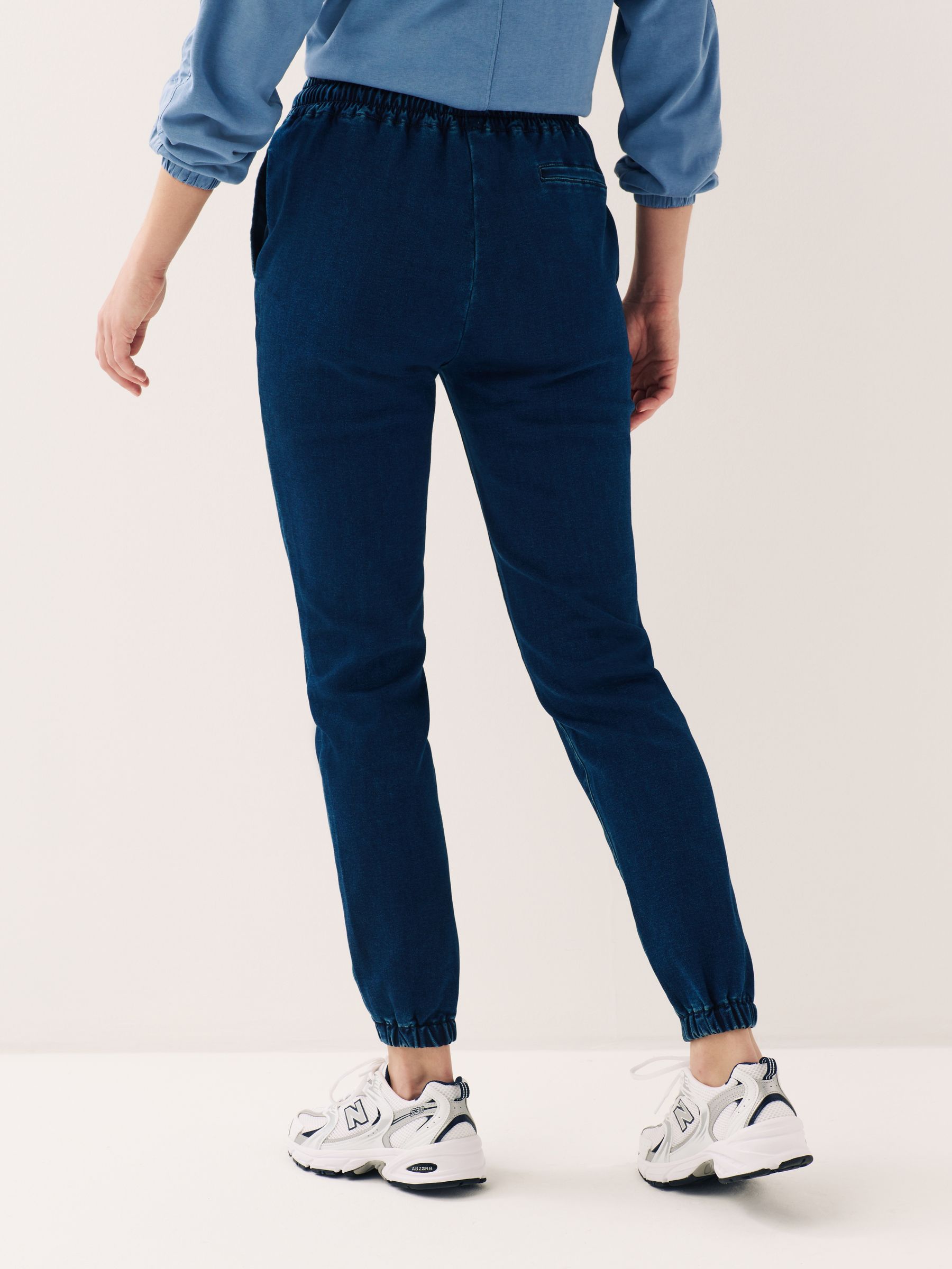 Buy Dark Blue Cosy Denim Joggers from Next Kuwait