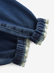 Dark Blue Cosy Denim Joggers - Image 6 of 9