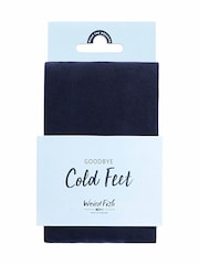 Weird Fish Blue Una Plain Tights - Image 3 of 3