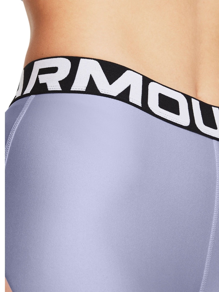 Under Armour Blue/White Womens Heat Gear Authentics Shorts - Image 4 of 4