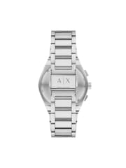 Armani Exchange Silver Tone Sync Three-Hand Day-Date Stainless Steel Watch - Image 3 of 6
