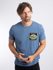 Weird Fish Blue Band On The Grunion Back Print Artist T-Shirt - Image 2 of 6