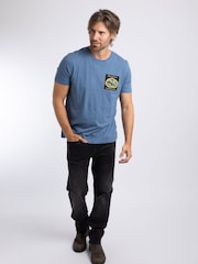 Weird Fish Blue Band On The Grunion Back Print Artist T-Shirt - Image 3 of 6