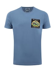 Weird Fish Blue Band On The Grunion Back Print Artist T-Shirt - Image 5 of 6