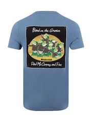 Weird Fish Blue Band On The Grunion Back Print Artist T-Shirt - Image 6 of 6