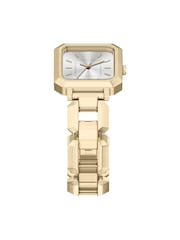 Armani Exchange Gold Three Hand Stainless Steel Watch and Necklace Set - Image 4 of 9