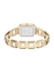 Armani Exchange Gold Three Hand Stainless Steel Watch and Necklace Set - Image 5 of 9