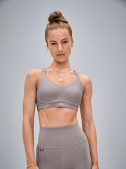 Under Armour Grey Grey Infinity Low Support Bra - Image 1 of 10